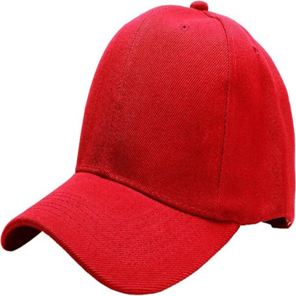Falari adjustable red baseball cap for men – running and outdoor wear